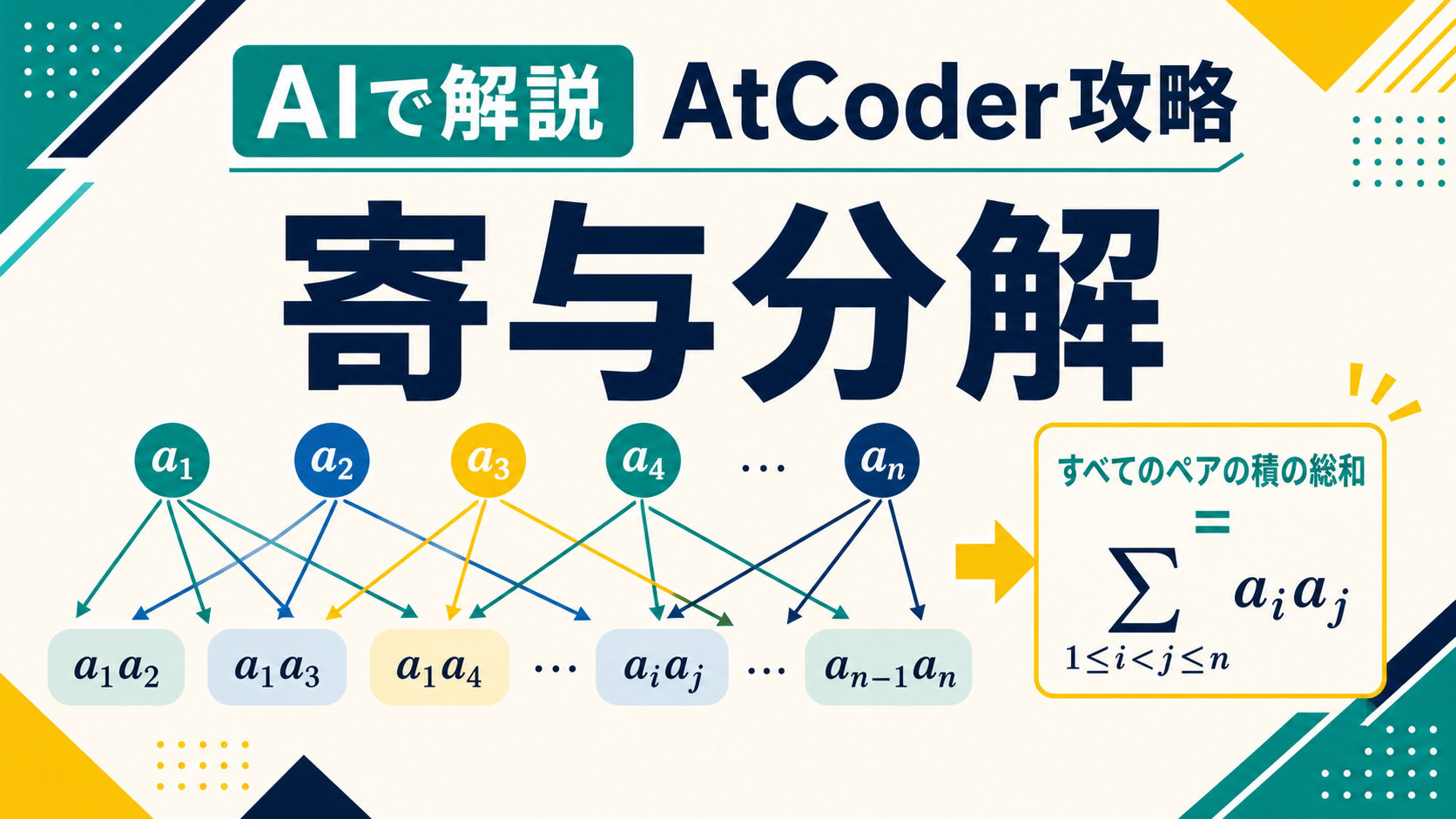 AIで解説 AtCoder攻略 寄与分解